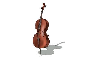 300x200 How To Draw A Cello