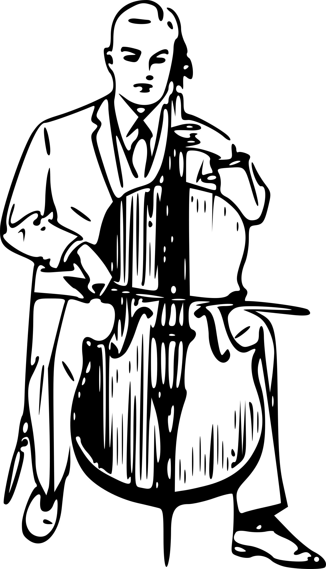 1374x2400 Man Playing Cello Icons Png