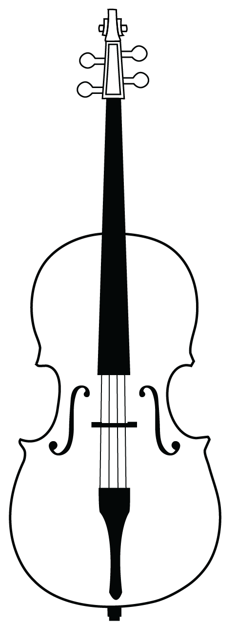 486x1280 cello drawing outline for free download
