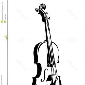 300x300 Outline Monochrome Silhouette Icon Violin Classical Hoodamathrun