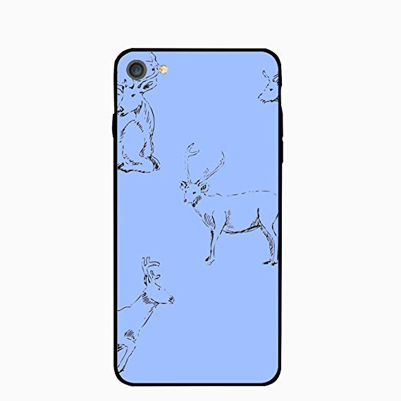 569x569 Iphone Case,personalized Deer Sketch Pencil