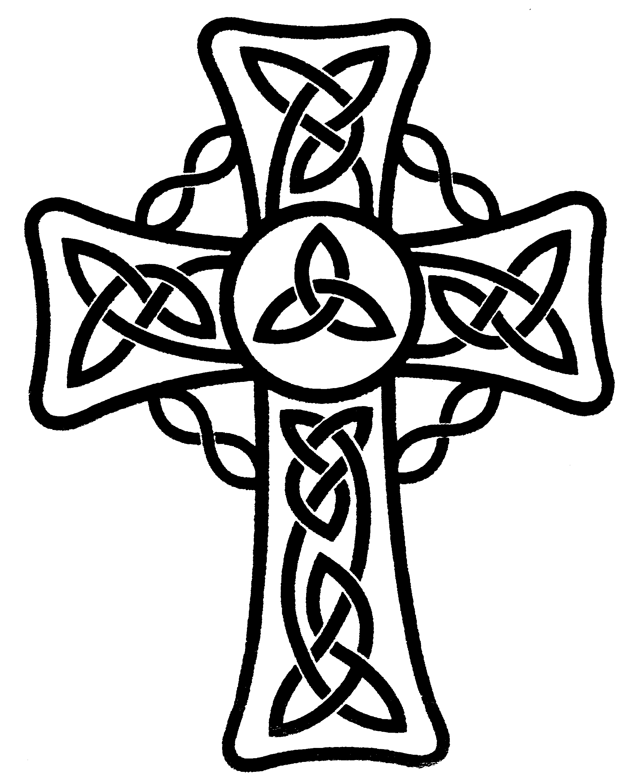 2076x2524 Celtic Cross Cliparts