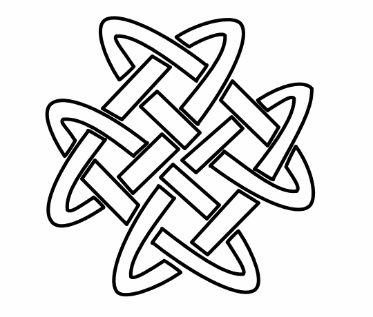 540x460 Celtic Cross Clipart Black And White Free