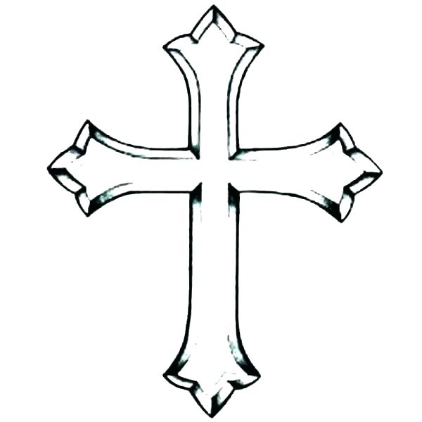 Celtic Cross Line Drawing | Free download on ClipArtMag