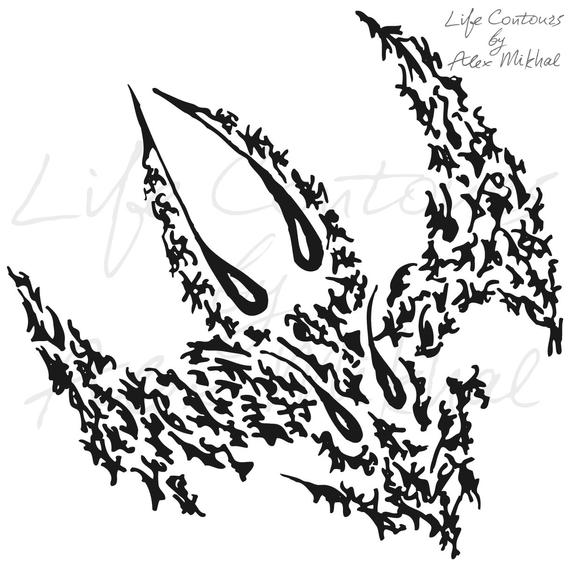 570x570 Diving Dragon Drawing Puzzle Avatar Decor Stylized Celtic Etsy