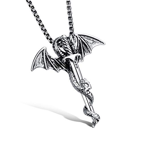 500x500 keybella sterling silver celtic dragon sword knot vintage pendant