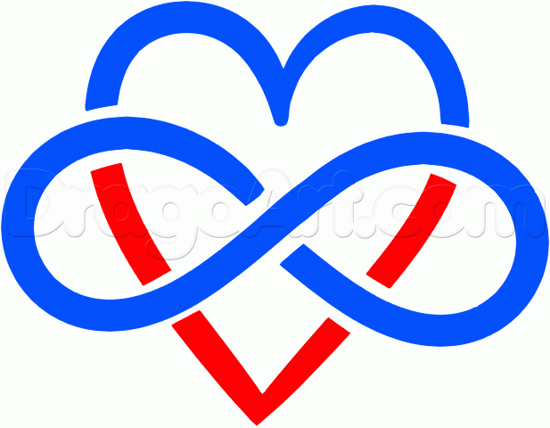 617x480 Draw A Celtic Heart, Step