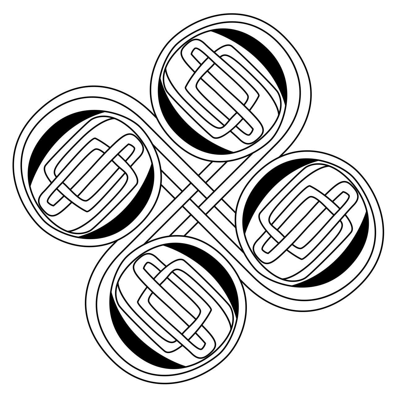 1280x1285 Spiral Drawing Celtic For Free Download