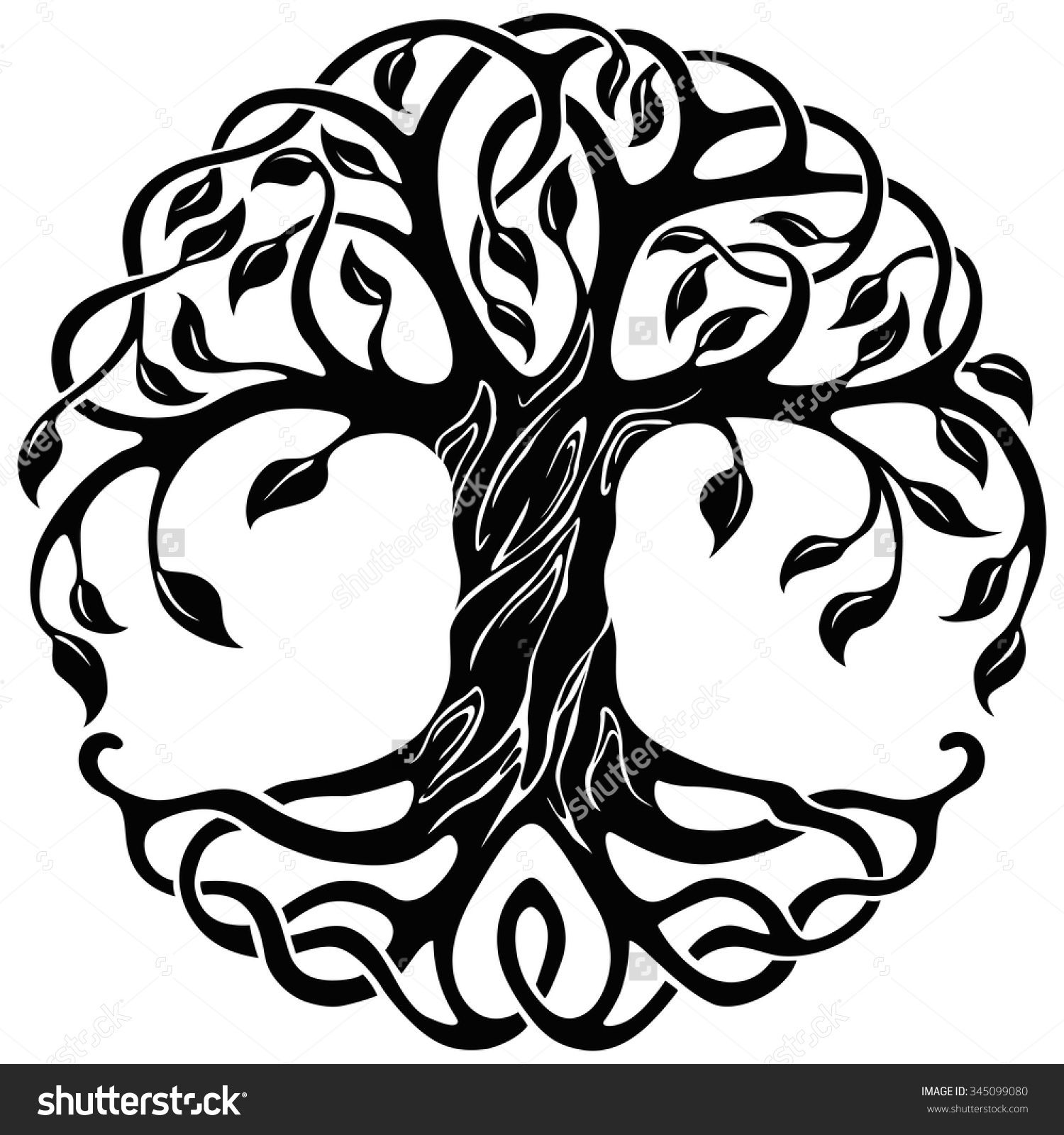 1500x1600 Free Clipart Celtic Tree Of Life