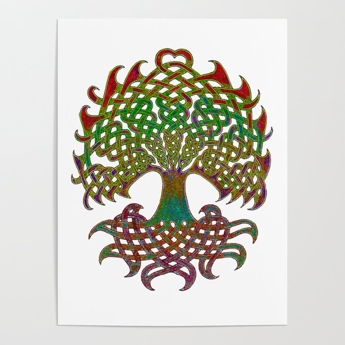 700x700 Celtic Knot Tree Of Life Poster
