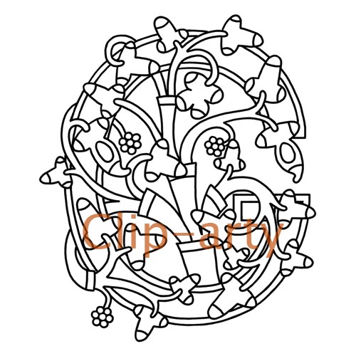 500x500 Celtic Tree Of Life Capital G