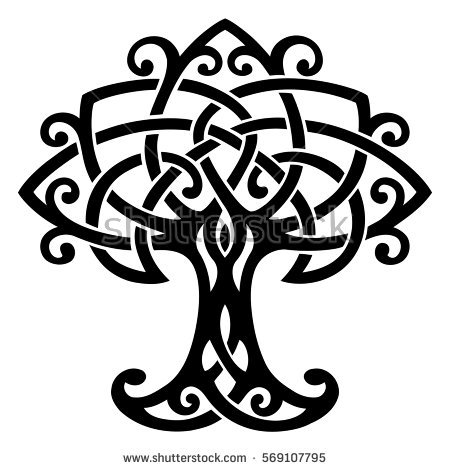 450x470 Free Clipart Celtic Tree Of Life