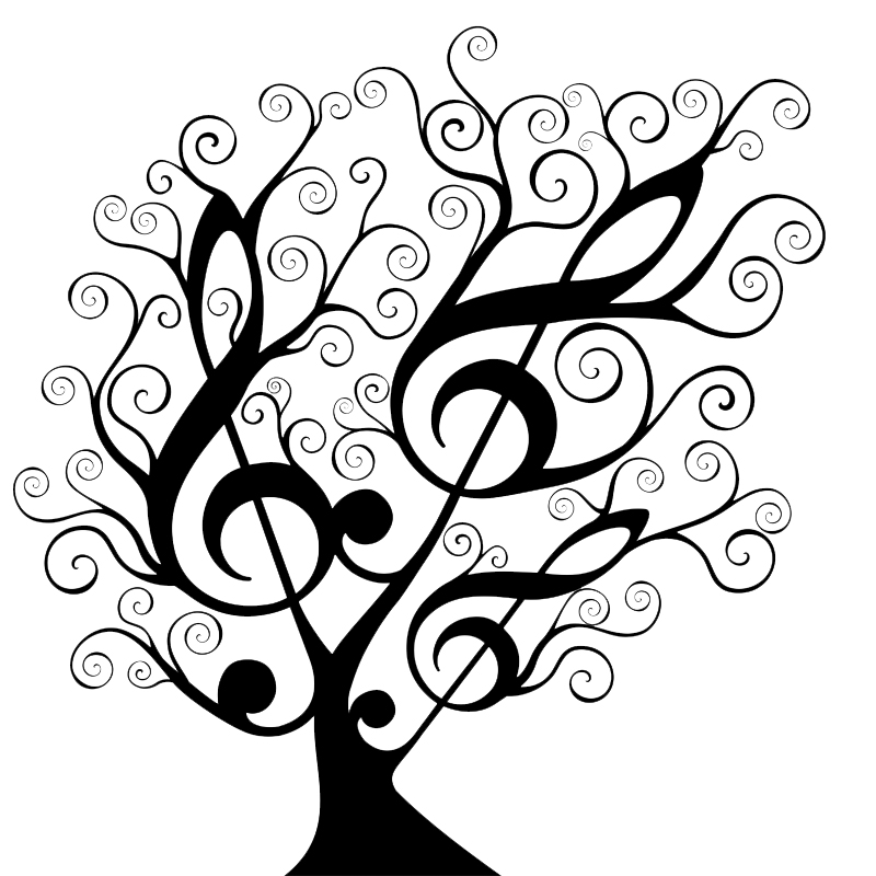 800x800 Black And White Tree Of Life Clipart Collection