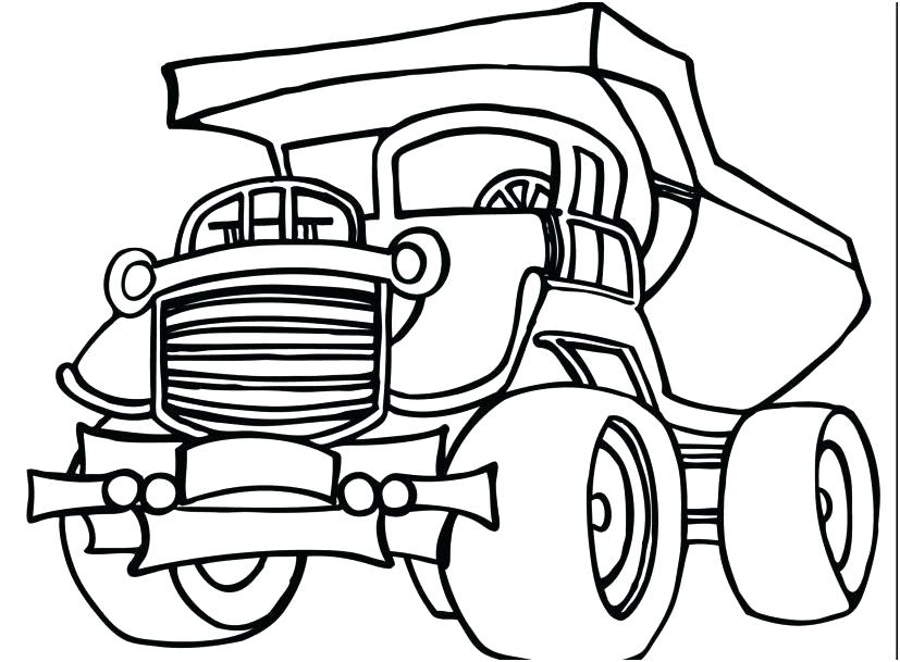 827x609 Elegant Cement Truck Coloring
