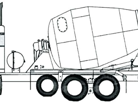 440x330 Cement Mixer Coloring