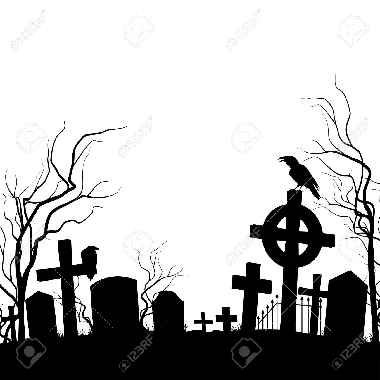 1300x1300 Cemetery Drawing Line For Free Download