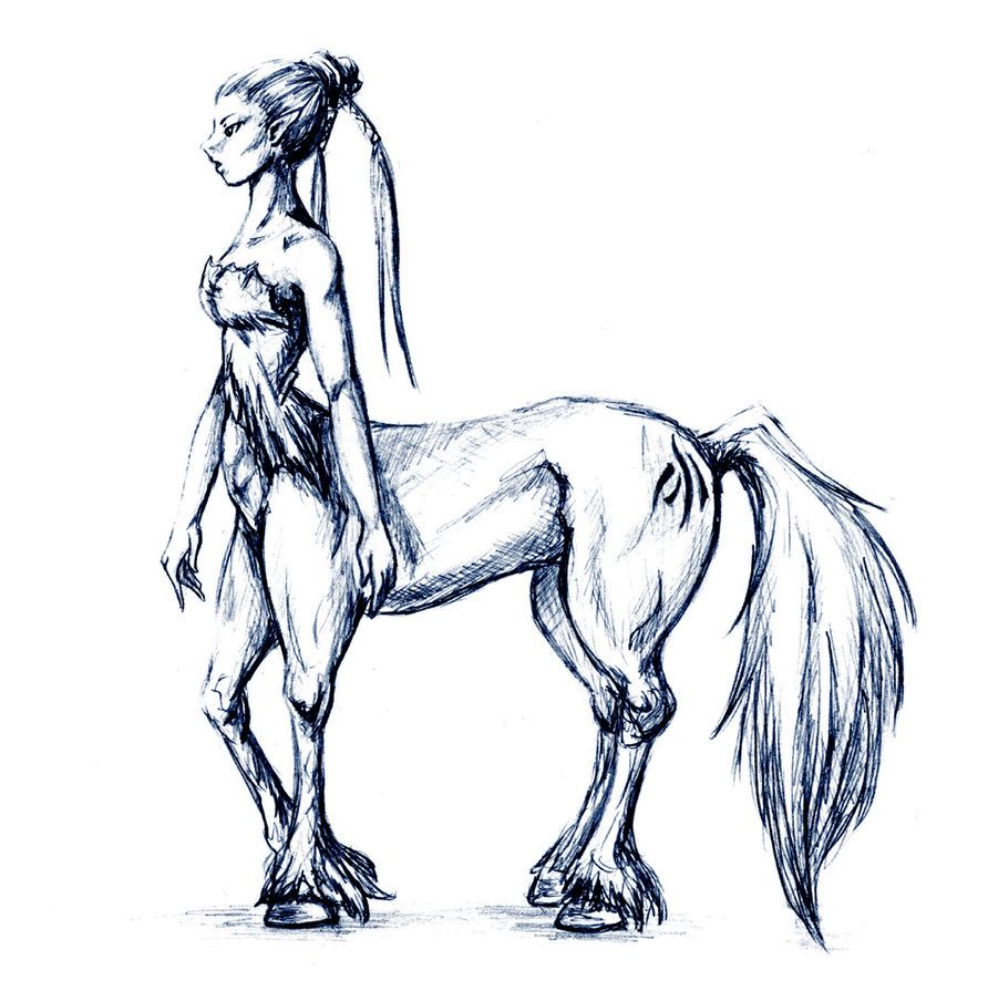 892x895 a female centaur, i found