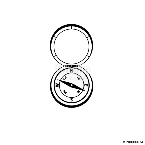 500x500 Graphic Drawing Compass, Object