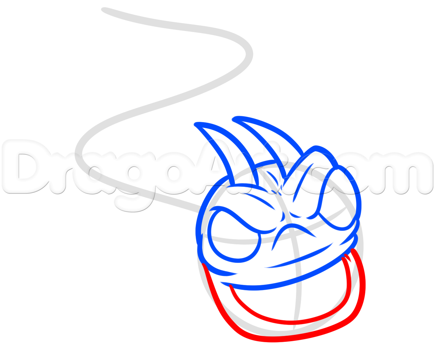 1386x1118 draw pixel centipede from pixels, step