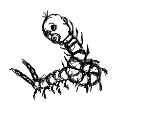 300x250 earthworm kissing caterpillar