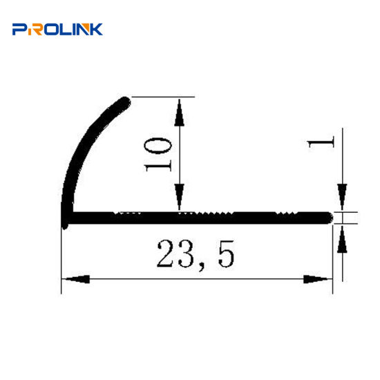 550x550 china aluminum alloy metal flexible l shape ceramic tile corner
