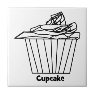 307x307 cute cupcake decorative ceramic tiles