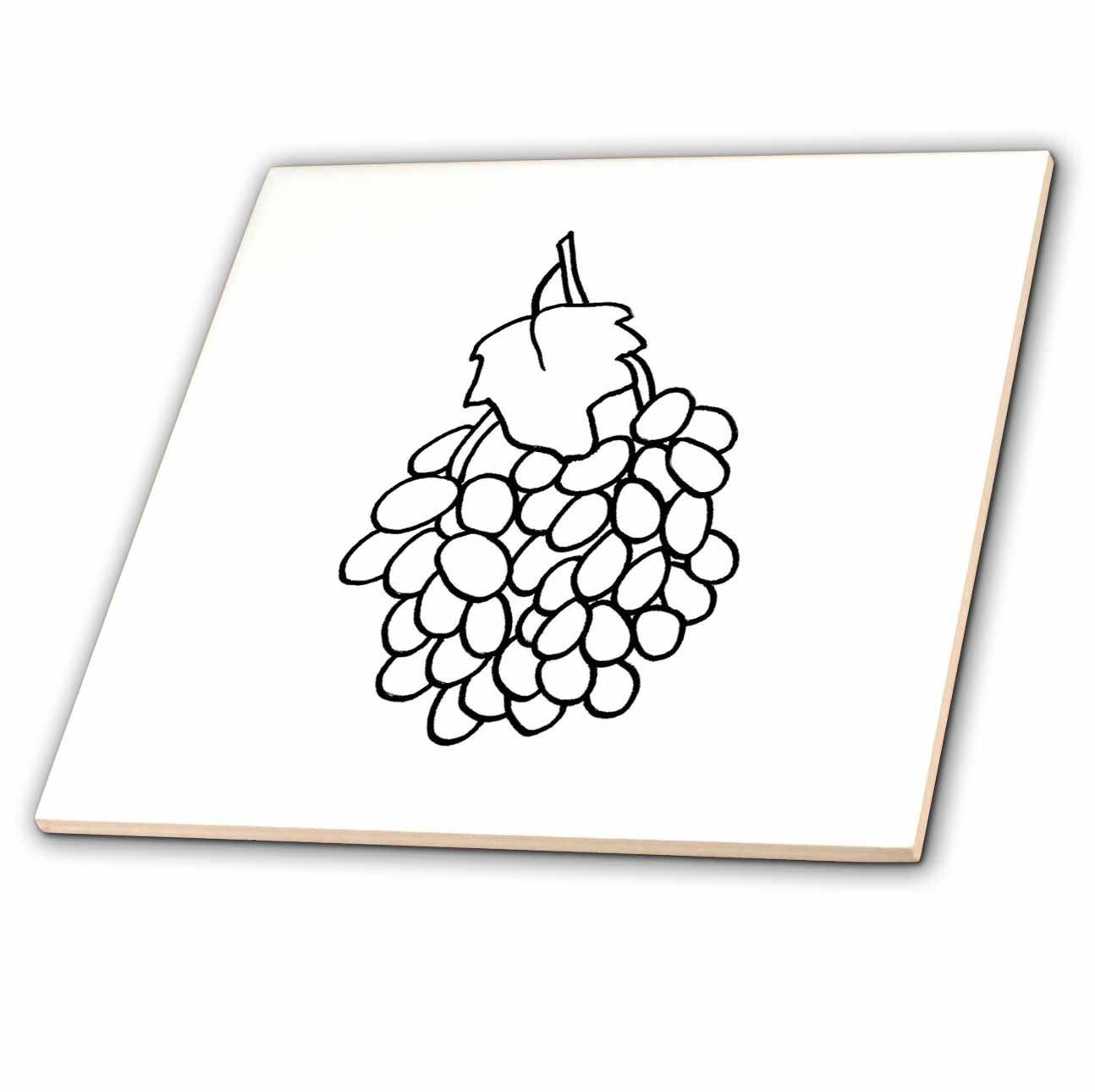 1294x1290 Bunch Of Grapes Outline Art Drawing