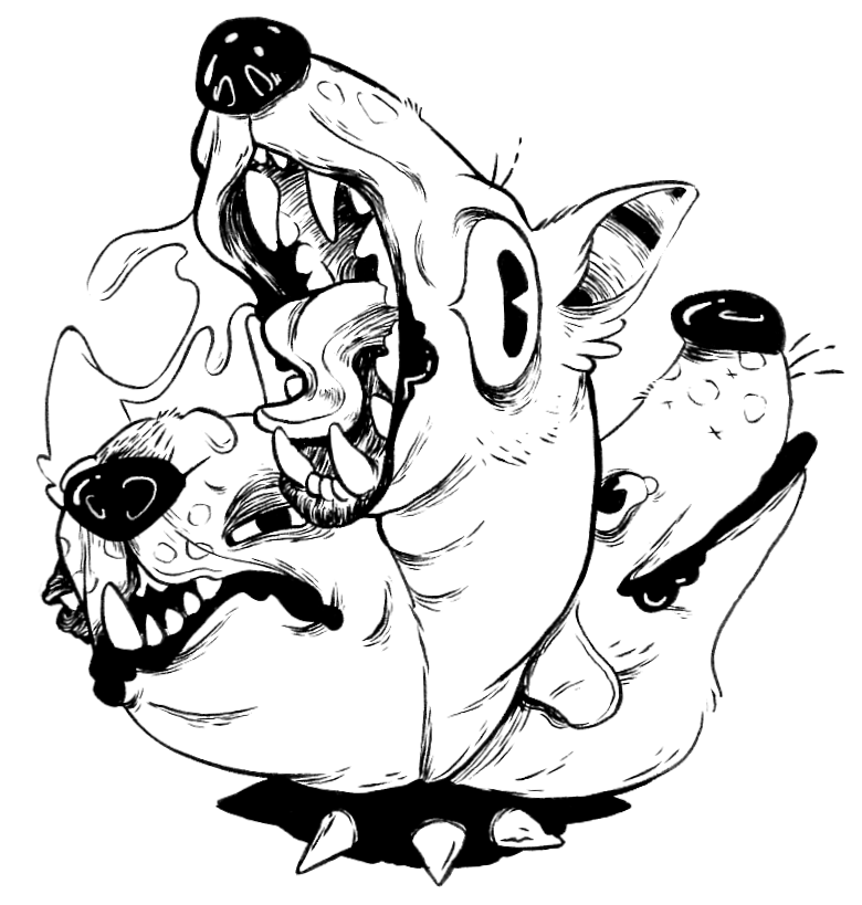 Cerberus Drawing