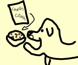 300x250 Quick! Draw A Dog Eating A Bowl Of Cereal