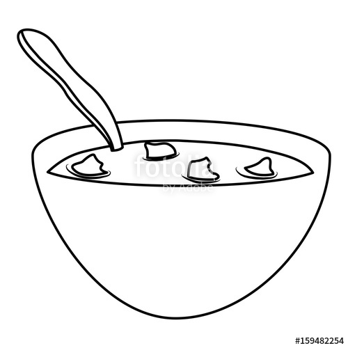 Cereal Bowl Drawing | Free download on ClipArtMag