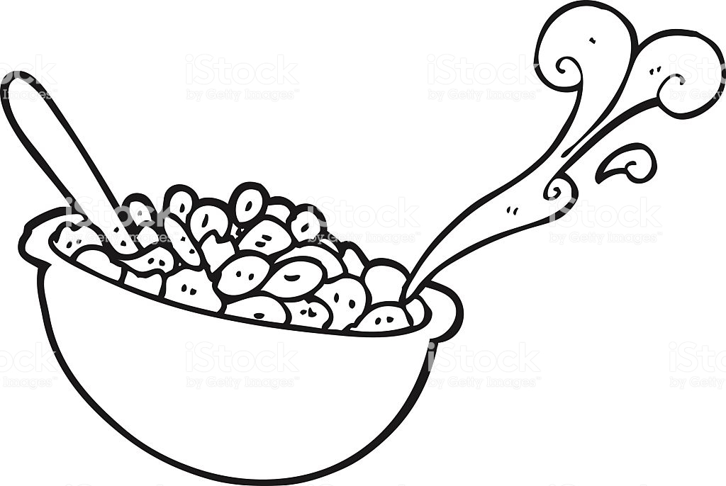 1024x686 Collection Of Free Cereal Clipart Black And White Amusement