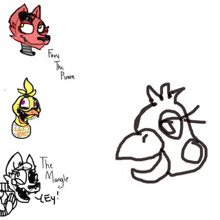 320x320 Drawing With A User Named Cereal On Bc ^^ Guess Who Can Draw Fnaf