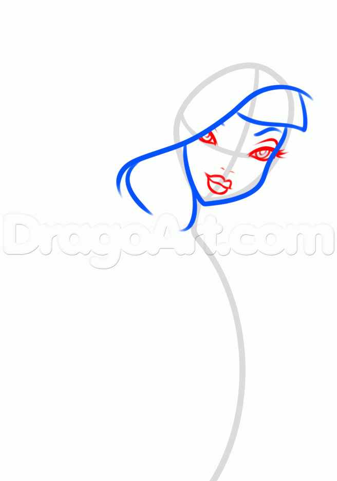 656x938 how to draw cerise hood, step