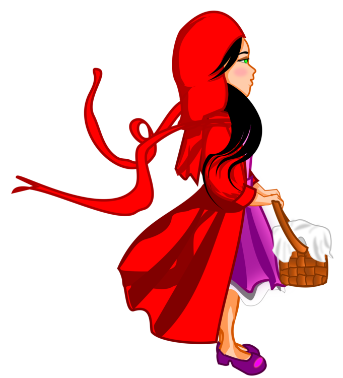 681x750 Little Red Riding Hood Drawings