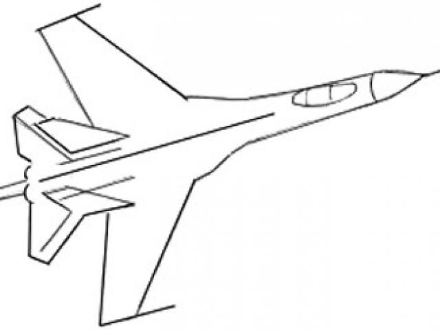 640x480 Free Drawn Airplane, Download Free Clip Art