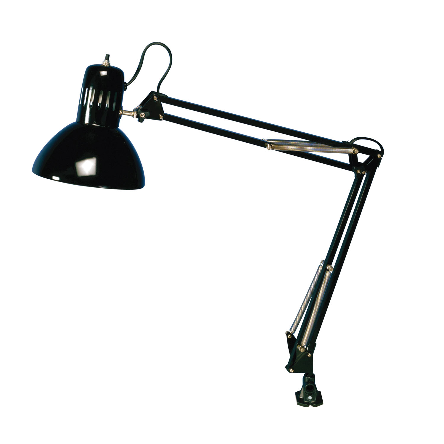 1500x1500 Offex Modern Drawing Study Swing Arm Desk Lamp Black