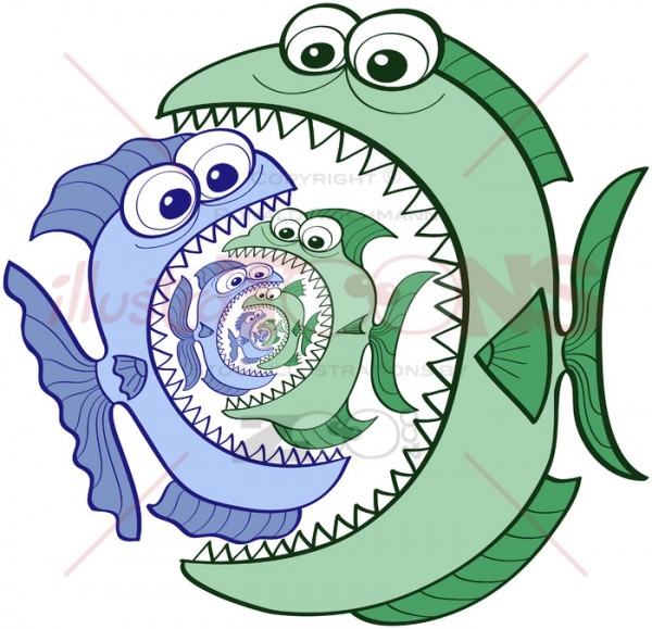 600x579 Food Chain Drawing