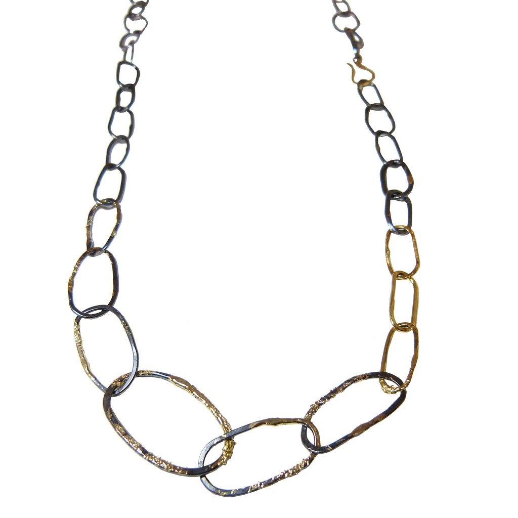 1024x1024 Organic Chain Link Necklace