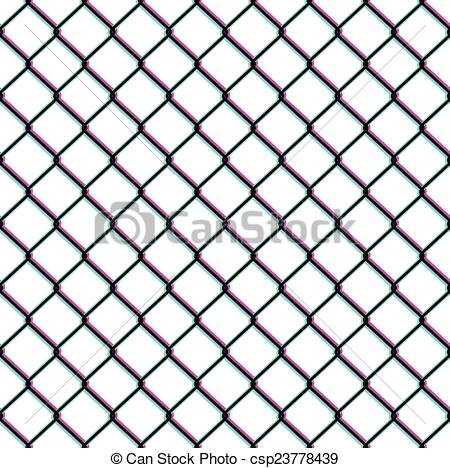 450x468 Chain Link Fence Seamless Pattern On White Background Vectors