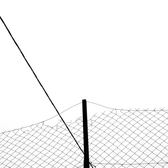 640x640 Rusty Chain Link Fence