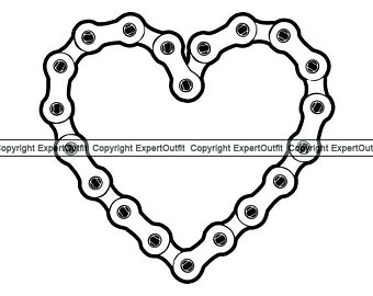 340x270 Heart And Chain Etsy