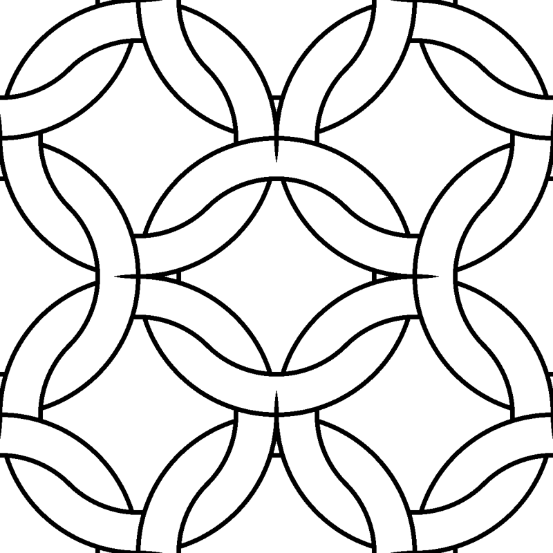 800x800 chainmail black and white outline wallpaper