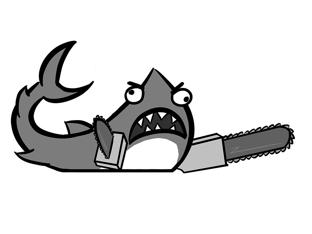 1000x750 Chainsaw Shark