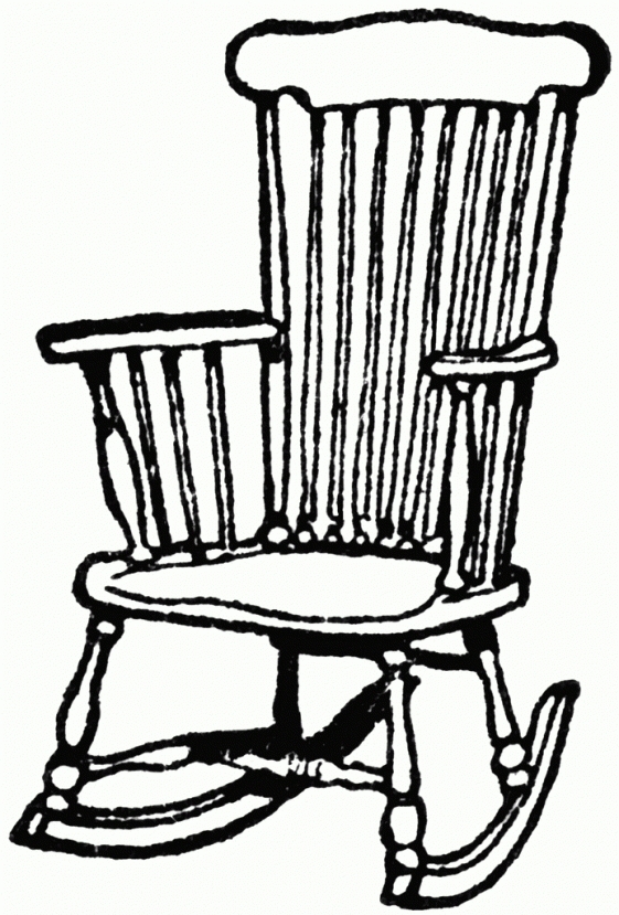 561x829 Chair Drawing Old Fashioned For Free Download
