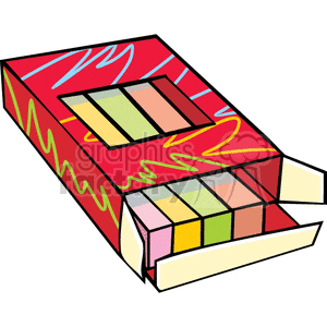 300x300 Box Of Chalk Clipart Royalty Free Clipart