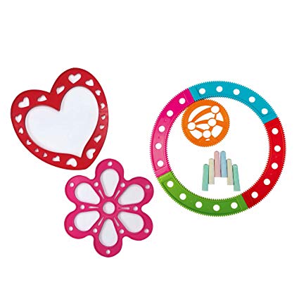 425x425 Party Hurray Sidewalk Chalk Drawing Stencils Set