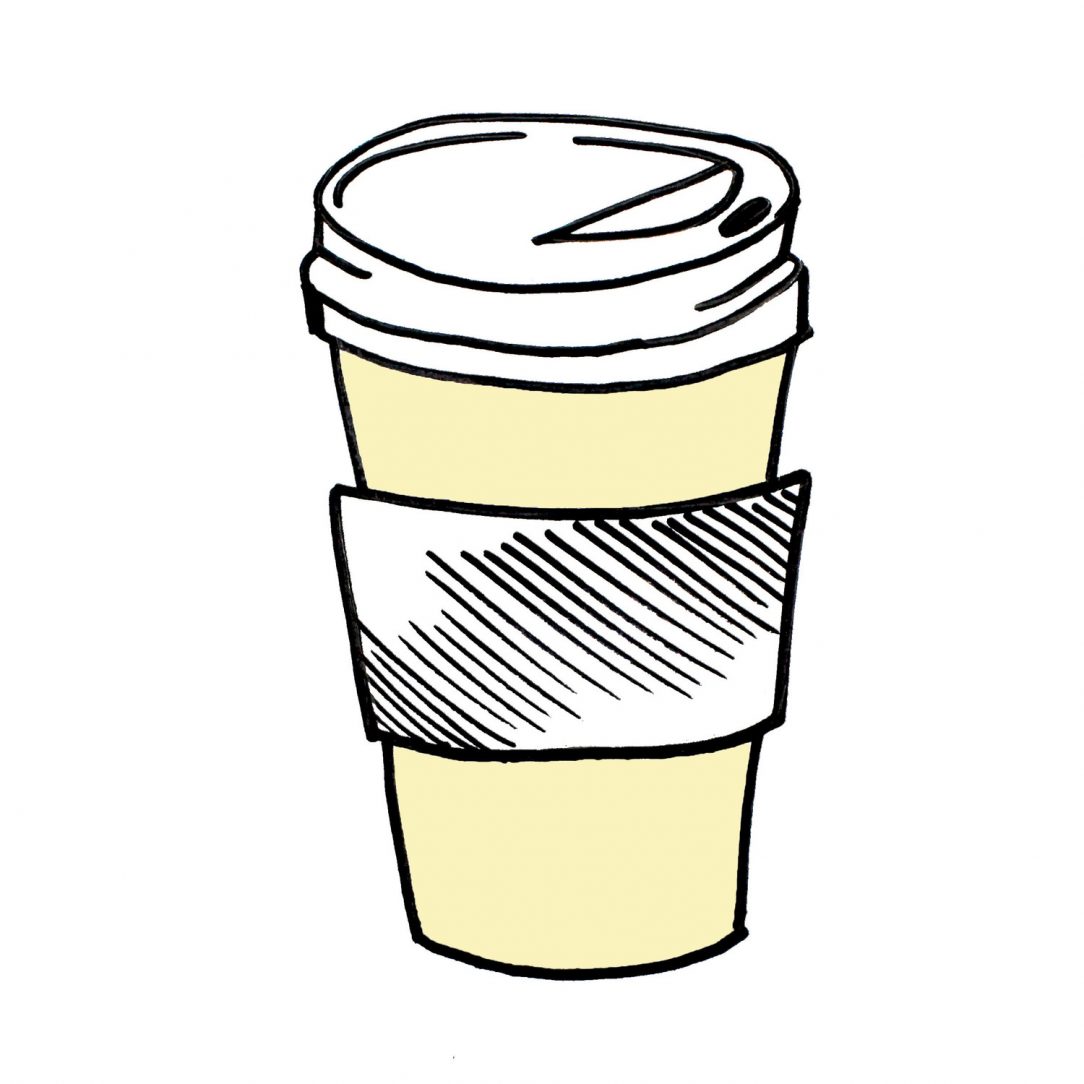 1084x1084 Coffee Cup Drawing Tumblr Chalk Coreldraw Basic Abstract Vector