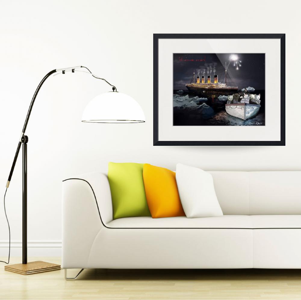 1000x998 Stunning Titanic Chalk Pastel Drawings And Illustrations