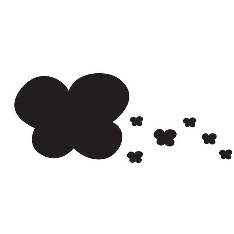 794x794 Butterfly Vinyl Decal Blackboard For Drawings Children Etsy
