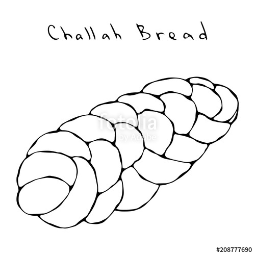 500x500 zopf or challah bread jewish or swiss, austrian or bavarian